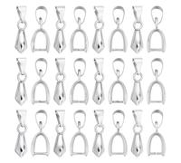 SUNNYCLUE 1caja 120uds Clip de Fianza Cierre de Fianzas Colgante de Cuentas Fornituras de Conector para la Fabricación de Joyas Hebillas Conexión de Encanto Fianzas de Pellizco Collar Pulsera Suminist