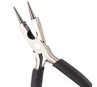 SUNNYCLUE Alicates de Punta Redonda de 4.9 pulgada Cortador de Alambre 4 en 1 Mini Alicates de Precisión Alicates para Doblar Alambres Herramientas de Corte Lateral para Hacer Joyas DIY Negro