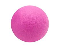 Sunnyflowk Fitness Relieve Gimnasio Bola Individual Masaje Pelota de Entrenamiento Fascia Hockey Ball 6.3cm Masaje Fitness Pelotas Relax Muscle Balls (Rosa)