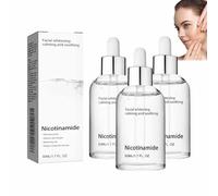 Sunnylas Niacinamide Serum Eliminador de Pecas, 50ml Niacinamide Serum, Niacinamide Serum Eliminador de Pecas, Para Rostro, Hidratante Y Humectante (3pcs)