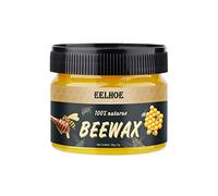 Sunnyushine Abrillantador de cera de abeja para madera y muebles, cera para el cuidado de la madera para muebles de madera maciza, para pulir especias, cera de abeja natural, para proteger y mejorar