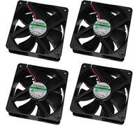 SUNON 24 V, 5,5 W, 120 x 120 x 38 mm, 197 m³/h 44 dBA. Sunon MEC0382V2-A99 (Paquete de 4)