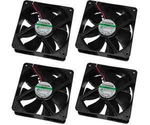 SUNON 24 V, 5,5 W, 120 x 120 x 38 mm, 197 m³/h 44 dBA. Sunon MEC0382V2-A99 (Paquete de 4)