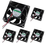 SUNON 24 V CC 1,56 W 80 x 80 x 25 mm 69,6 m³/h 3200 U/min 69,6 m³/h Sunon MF80252V11000UA99 (Paquete de 5)