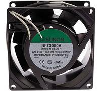 Sunon 80 x 80 x 38 mm ventilador SF23080A2083HBL 230V 2400 rpm Rodamiento de bolas
