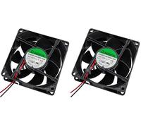 Sunon EE80251BX-A99 Ventilador 12V CC 1.8W 80x80x25mm 76.4m³/h 76.4m³/h 76.4m³/h (Paquete de 2)