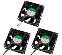 Sunon EE80251BX-A99 Ventilador 12V CC 1.8W 80x80x25mm 76.4m³/h 76.4m³/h 76.4m³/h (Paquete de 3)