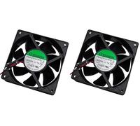 Sunon Ventilador 120 x 120 x 38 mm PMD2412PMB1A DC 24 V 4200 rpm 54 dBA rodamiento de bolas (Paquete de 2)