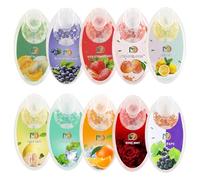 SUNOYA 1000 Capsulas Aromaticas Cigarrillos, Capsulas Aromaticas para Filtros, 10 Sabores Aromas DIY Perlas Bola Cápsulas Aromáticas de Filtro para Cigarrillos