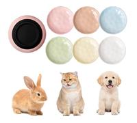 SUNOYA 6 cuencos para gatos, cerámica con fondo antideslizante de silicona, cuenco de cerámica para gatos, tazones para gatos, cuencos para comida y agua
