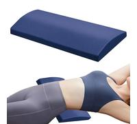SUNOYA Almohada lumbar de espuma viscoelástica, almohada lumbar ergonómica para cama para aliviar la presión y aliviar el dolor en la parte inferior de la espalda, soporte lumbar, azul