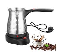 SUNOYA Cafetera Turca Eléctrica Con Mango, 500ml Cafetera Eléctrica, Cafetera Eléctrica, Cafetera Turca, Cafetera Expreso Inducción Con Acero Inoxidable Viajar