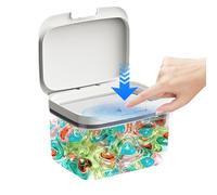 SUNOYA Caja de almacenamiento de detergente, 2,8 L, transparente, para detergente en polvo, perfume de lavandería, cereales, arroz