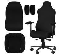 SUNOYA Funda para Silla de Juego, 4PCS Funda Silla Oficina, Removible Funda Silla Gaming, Lavable, para Oficina, Juegos, de Ordenador
