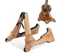 SUNOYA Soporte plegable de madera con goma antideslizante para guitarra eléctrica, acústica, bajo, ukelele