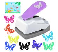 SUNOYA Troqueladoras para Manualidades, Troqueladora Mariposa, Perforadora Papel Formas, Perforadora en Forma de Mariposa Para DIY Scrapbooking Fotos Álbumes de Recortes