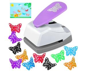 SUNOYA Troqueladoras para Manualidades, Troqueladora Mariposa, Perforadora Papel Formas, Perforadora en Forma de Mariposa Para DIY Scrapbooking Fotos Álbumes de Recortes