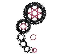Cassette MTB 11v 11-46 HG Shimano/Sram Negra, 465g, Ligera y Fiable Sunrace