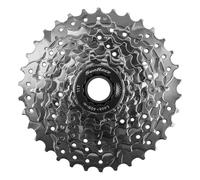 Sunrace CS-M66 Piñón Cassette 8V 11-34T Plata Acero 8 Velocidades