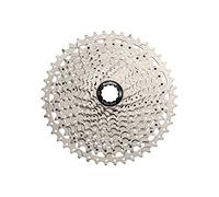 SUNRACE CSMS8 11-Speed Cassette 11-46T. Metallic PIÑON, Adultos Unisex, Plateado, ESTANDAR