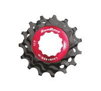 SUNRACE GHIERA R.Libera+3 PIGNONI 11V, Unisex Adulto, Nero, Talla única