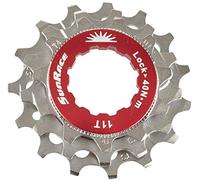SUNRACE Juego de Coronas de Recambio 07372733 Cambio dentadas, Unisex Adulto, Plata, 11-13-15 Zähne