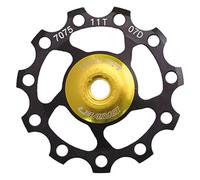 SUNRACE SP860 Rear DERAILLEUR Pulley 11T ROLDANAS DE Cambio, Adultos Unisex, Negro, ESTANDAR
