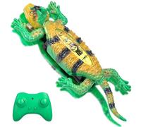 Sunrad Recargable Wall Climbing Gecko,Remote Control Robot Kids Toys with LED Lights,Wall Crawler Gecko,RC Robot Toys for Kids Ages 4 5 6 7 8 9 10 11+ Birthday Gifts for Boys Girls