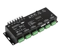 Sunricher 24 canales CV DMX RDM Digital PWM Decodificador 8/16 bits para RGB y RGBW iluminación LED 12-24 V DC UL controlador reconocido 24 x 4 A regulador SR-2108B-M24-5