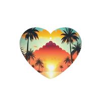Sunrise - Ambientador de coche con diseño de isla de palmeras tropicales, 10 unidades, hojas colgantes perfumadas con cuerda para el hogar