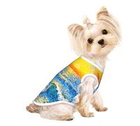 Sunrise at Sea Pet Clothes, camiseta personalizada para mascotas con estampado de amanecer en el mar para perros y gatos pequeños, medianos y grandes