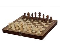 Sunrise Chess & Games - Exclusivo juego de ajedrez nº 3, 30 x 30 cm, nogal