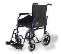 Sunrise Medical - Silla de ruedas plegable brezzy 90 con ruedas traseras macizas de 12”, medida 40x40 cm, color negro