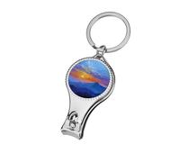 Sunrise Over A Mountain - Cortaúñas profesional para uñas de los pies, cortador de cutículas para mujeres y hombres