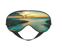 Sunrise Over Hanauma Bay Oahu Hawaii - Máscara para dormir con los ojos vendados, cubierta suave para sombra de ojos para mujeres y hombres, para viajes, siesta y meditación