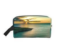 Sunrise Over Hanauma Bay Oahu Hawaii - Neceser de viaje con estampado de Oahu Hawaii, bolsa de cosméticos de gran capacidad para mujeres y hombres, White, Talla única