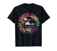 Sunrise Sunburn Sunset Repeat Vacaciones Familiares 2026 Camiseta