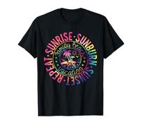 Sunrise Sunburn Sunset Repeat Vacaciones Familiares 2026 Camiseta