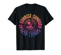 Sunrise Sunburn Sunset Repeat Vacaciones Familiares 2026 Camiseta