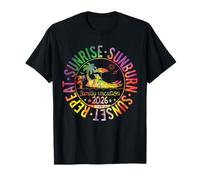 Sunrise Sunburn Sunset Repeat Vacaciones Familiares 2026 Camiseta