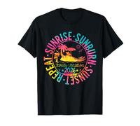 Sunrise Sunburn Sunset Repeat Vacaciones Familiares 2026 Camiseta