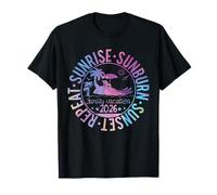 Sunrise Sunburn Sunset Repeat Vacaciones Familiares 2026 Camiseta