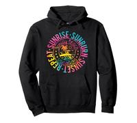Sunrise Sunburn Sunset Repeat Vacaciones Familiares 2026 Sudadera con Capucha