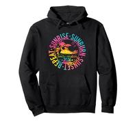 Sunrise Sunburn Sunset Repeat Vacaciones Familiares 2026 Sudadera con Capucha