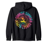Sunrise Sunburn Sunset Repeat Vacaciones Familiares 2026 Sudadera con Capucha