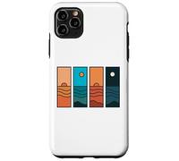 Sunrise to Moonlight Retro Vintage Coastal Landscape Carcasa para iPhone 11 Pro MAX
