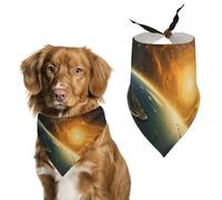 Sunrise View of The Planet Earth from Space - Pañuelo para perro, pañuelo triangular ajustable, accesorios para gatos y perros