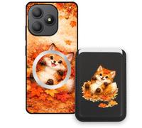 Sunrive Funda Cartera para Blackview Wave 9C con Tarjetero Magnético Desmontable, Estuche Porta Tarjetas con Soporte para Video, Funda Protectora Antigolpes con Cartera y Tarjetass - Zorro