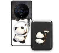 Sunrive Funda Cartera para Honor Magic3ProPlus con Tarjetero Magnético Desmontable, Estuche Porta Tarjetas con Soporte para Video, Funda Protectora Antigolpes con Cartera y Tarjetas - Panda