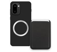 Sunrive Funda Cartera para OnePlus 15R 5G con Tarjetero Magnético Desmontable, Estuche Porta Tarjetas con Soporte para Video, Funda Protectora Antigolpes con Cartera y Tarjetass - Negro